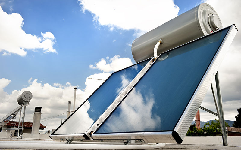 Instalación solar térmica residencial